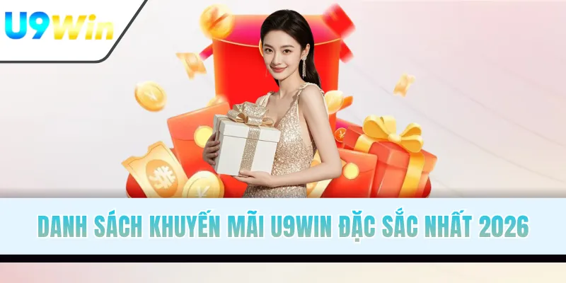 Danh sách khuyến mãi U9WIN đặc sắc nhất 2026